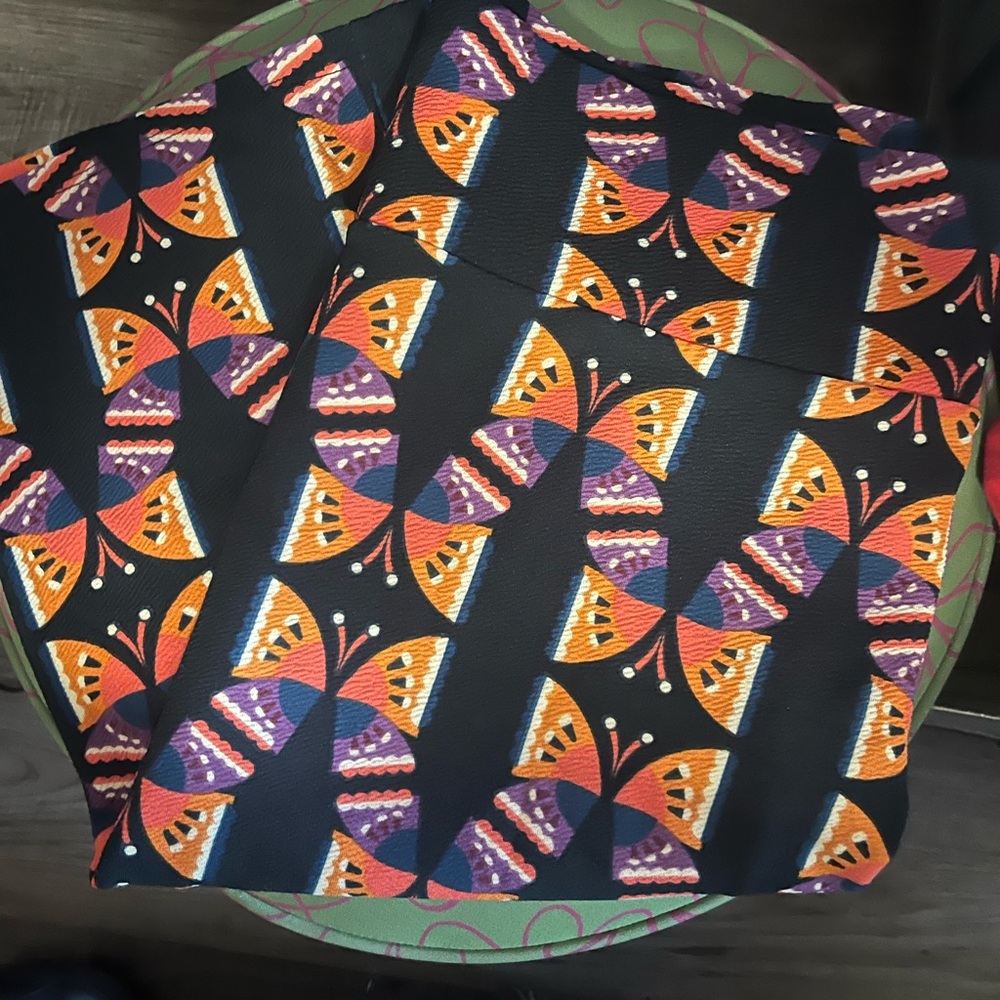 Colorful Butterfly Patterned Fabric
